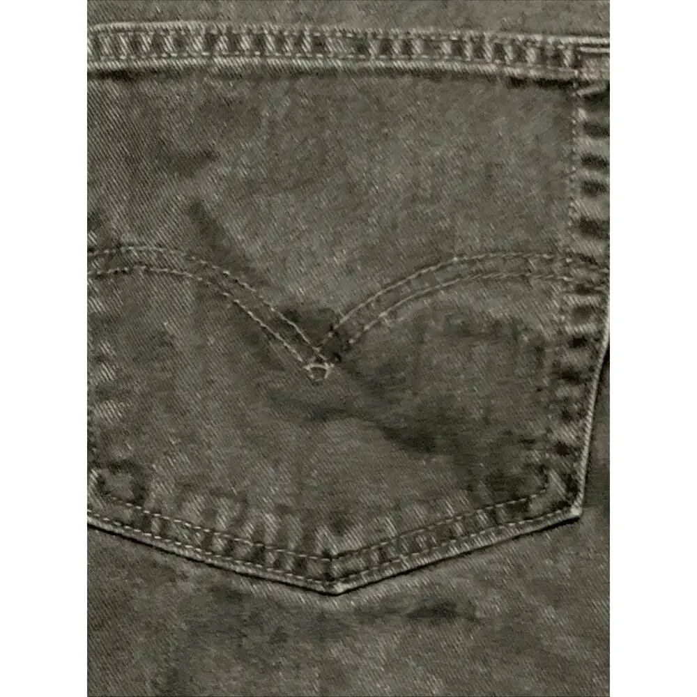 VTG Levis 505 Jeans Mens 40x30 Black Orange Tab Regular Fit Straight Leg 80s-90s